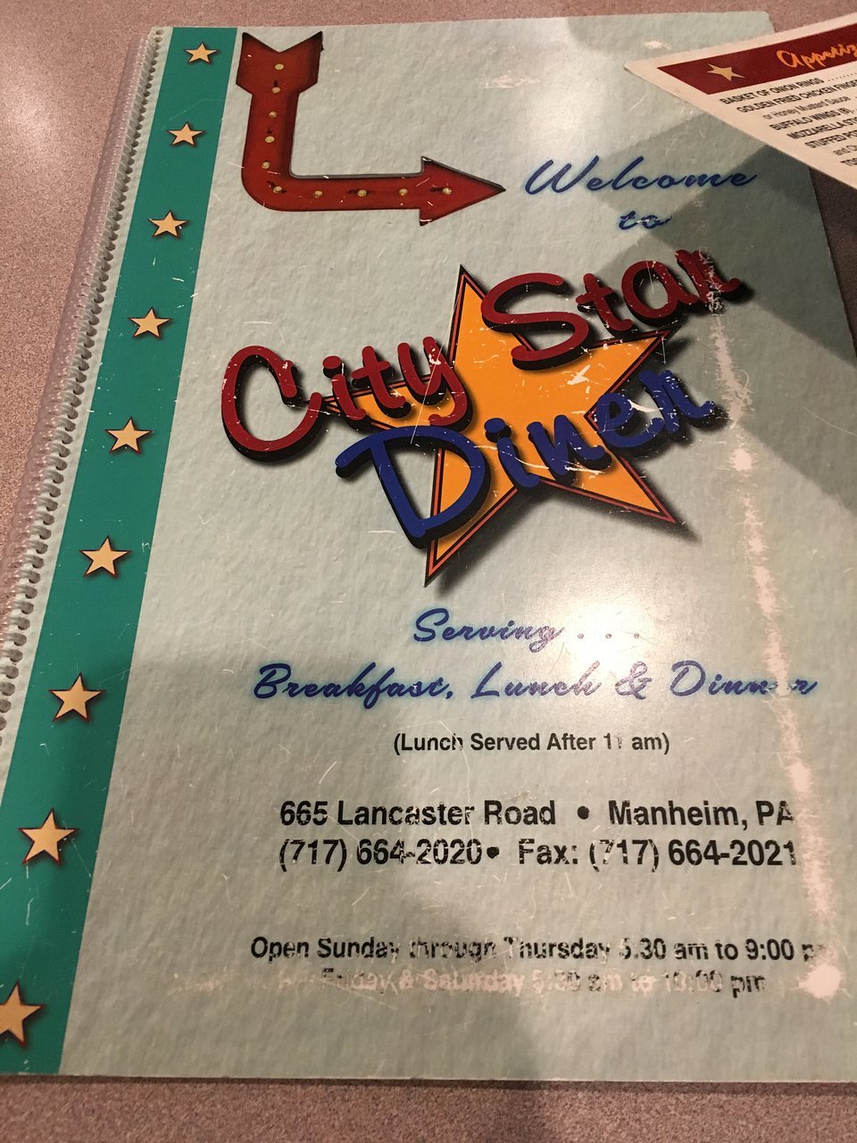 Manheim City Star Diner