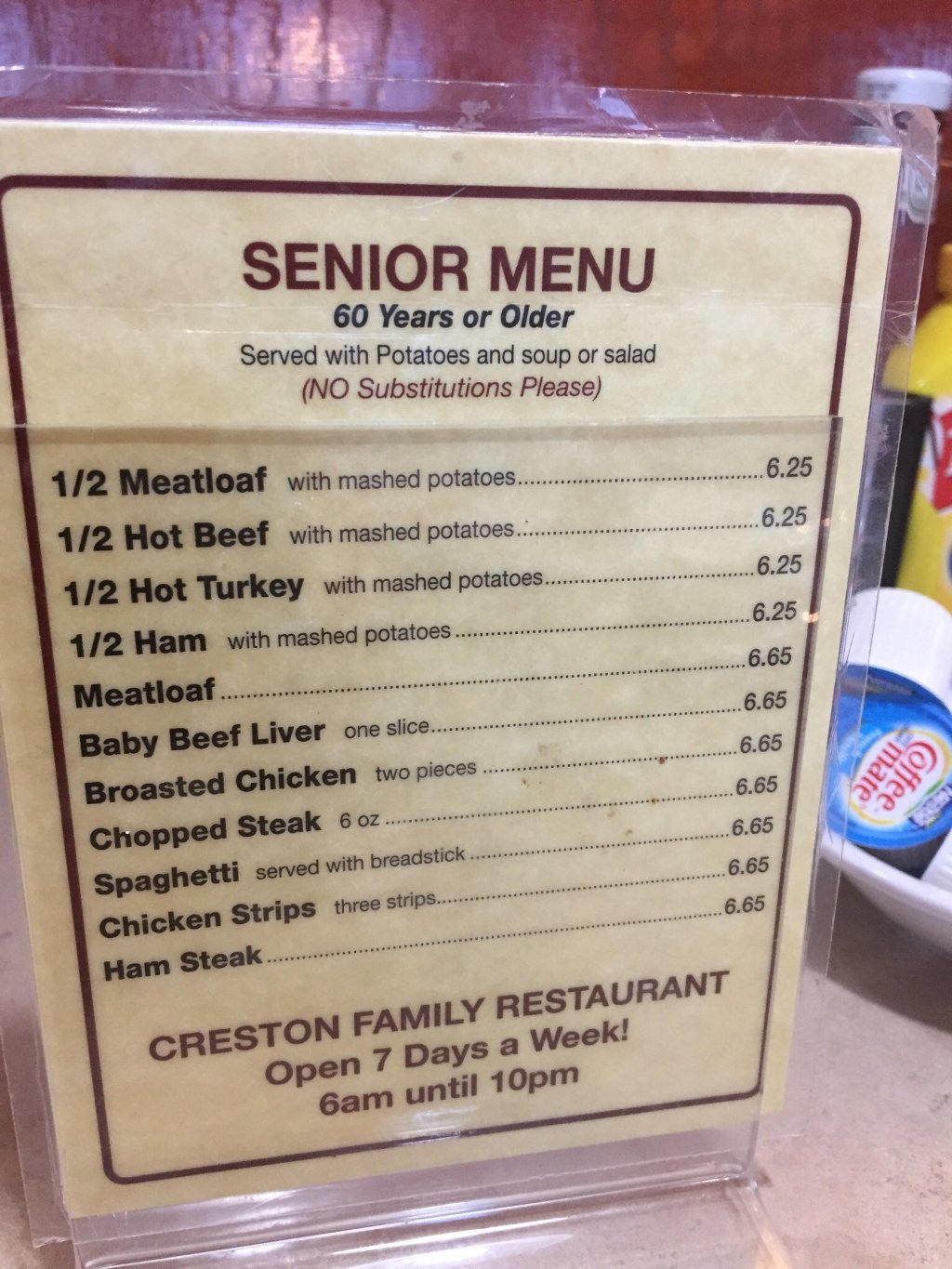 Creston Family Restaurant