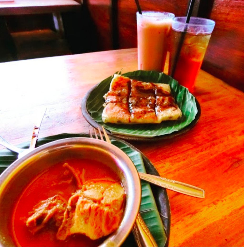 Roti canai & Teh