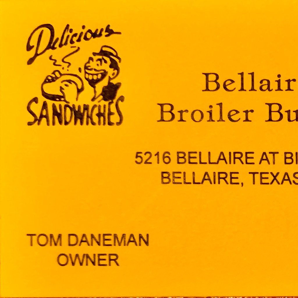 Bellaire Broiler Burger