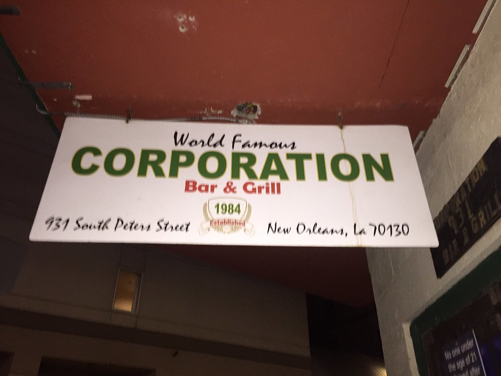 Corporation Bar & Grill