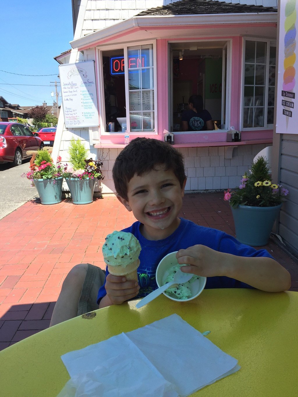 Laconner Ice Cream Tower